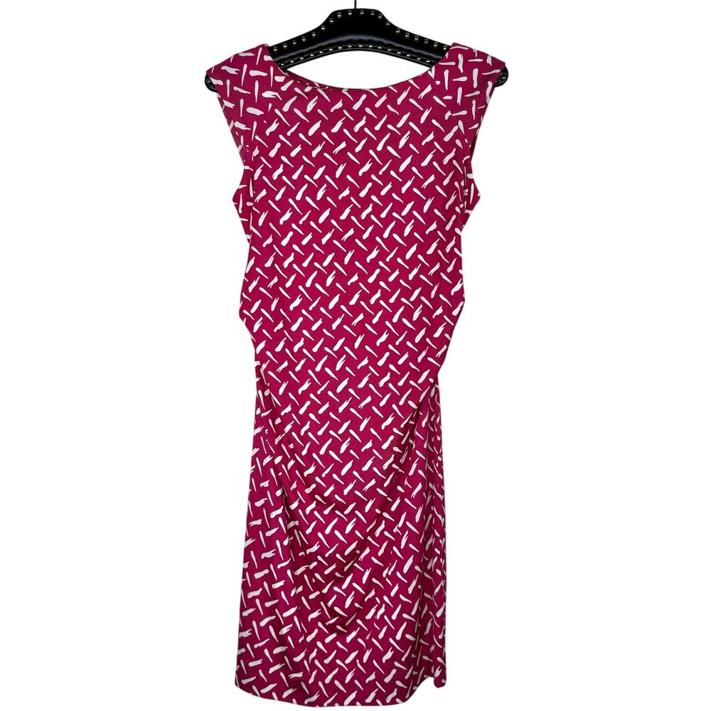 Diane von Furstenberg Ruched Gabi Silk Jersey Dress 2 NWOT